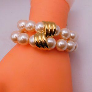 Vintage Richelieu Faux Pearl Bracelet